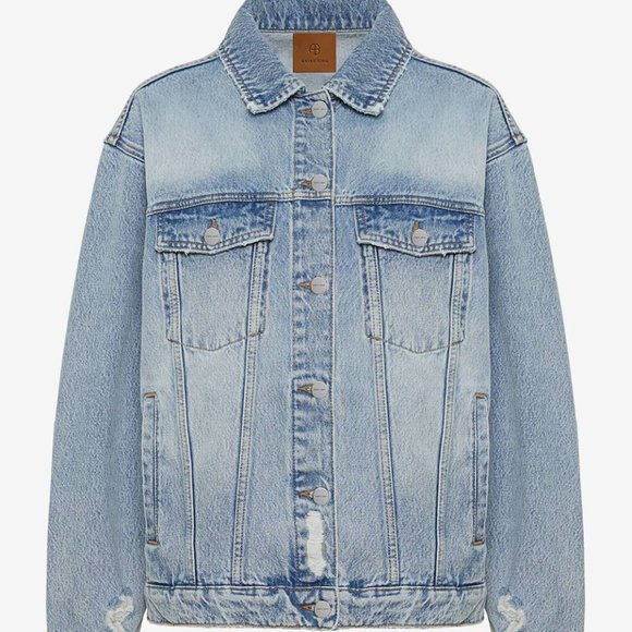 NWT Anine Bing RORY JACKET IN VINTAGE BLUE - Picture 7 of 14